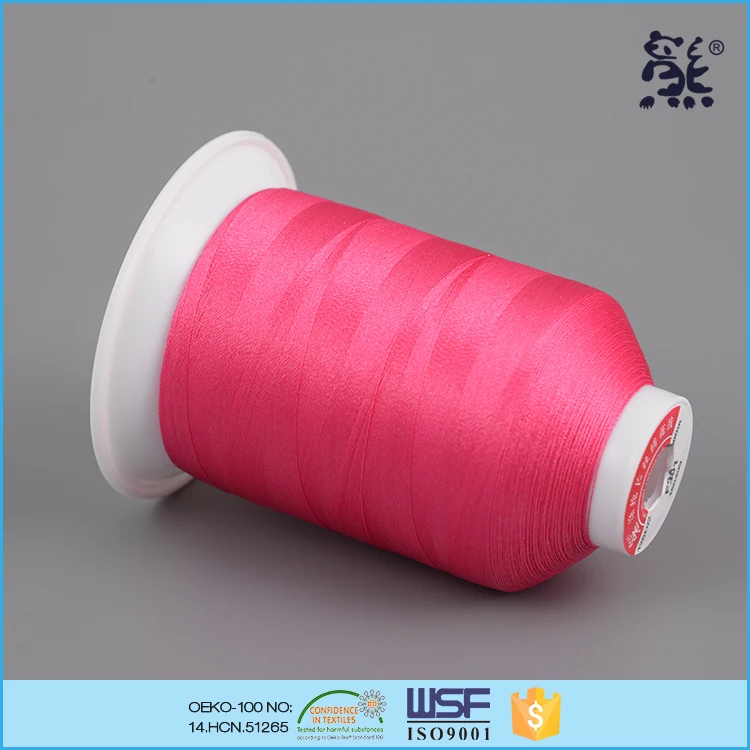 Sewing Thread for Embroidery 120D/2 Tex27 Ticket110 China Eco Friendly 100% Polyester High Tenacity Embroidery Thread,mercerized