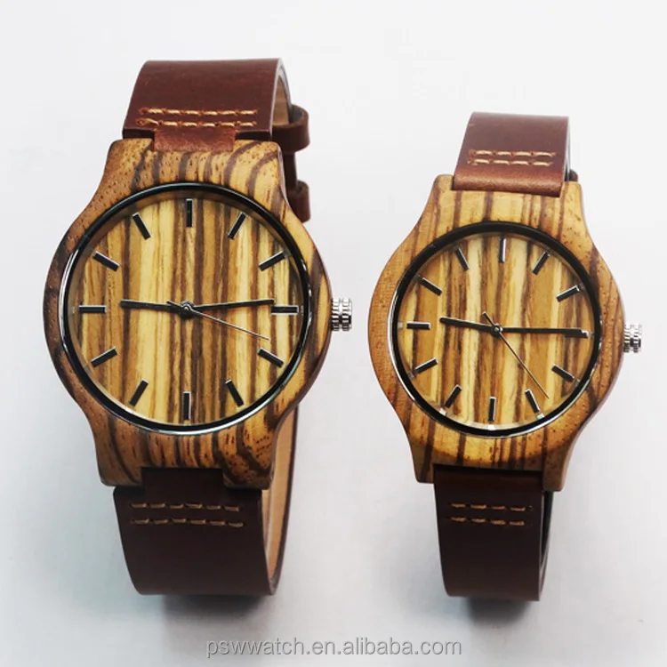 Hot Selling Cheap Women and Mens Wooden Watch Couple Wood Watches