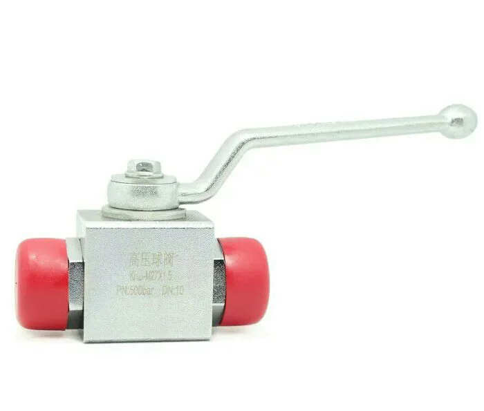 high pressure NPT male threaded block body Hydraulic Ball Valve