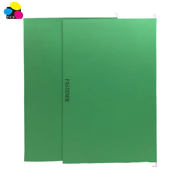 Plastic Tabs and Blank Inserts in 25pcs/box Light Green Paper Suspension File Folders