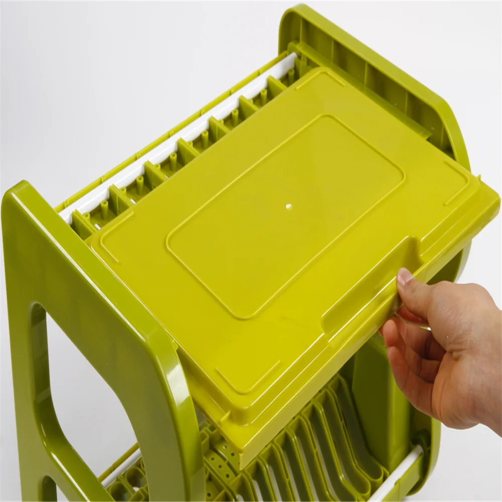 
Hot sale orange collapsible dish rack for cabinets 