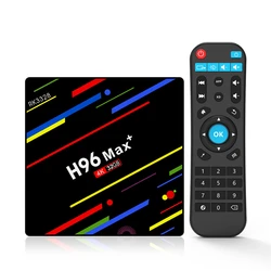 2019 H96 MAX Plus Smart TV Box Android 8.1 TV Box 4 gb Ram 32 gb Rom Rockchip RK3328 1080p 4 k H.265 USB3.0 IPTV Set Top Box