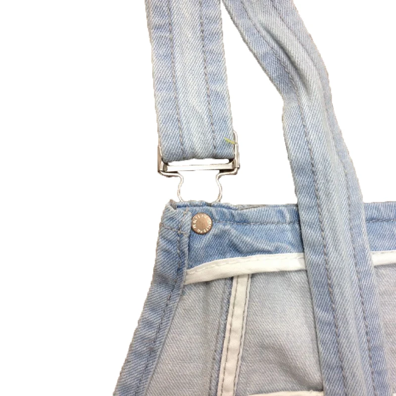 2016 korean denim pants woman suspendar jeans for ladies