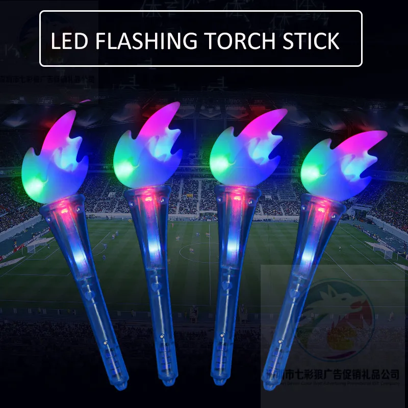 Light Up Toys LED Flashing Torch Light Manufacture China for New Year Party LED Flashing Light Torch Stick
