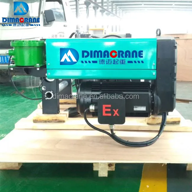 Европейский стандарт взрывозащищенный 200 кг 500 кг 220 В Электрический трос лебедки
