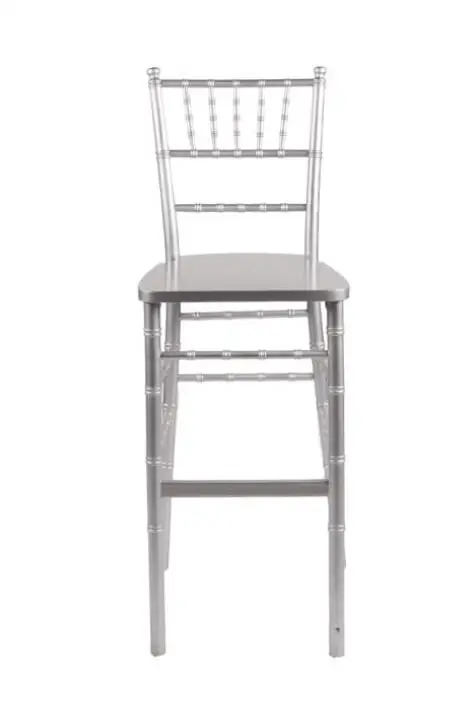 Silver Wood Chiavari Barstool