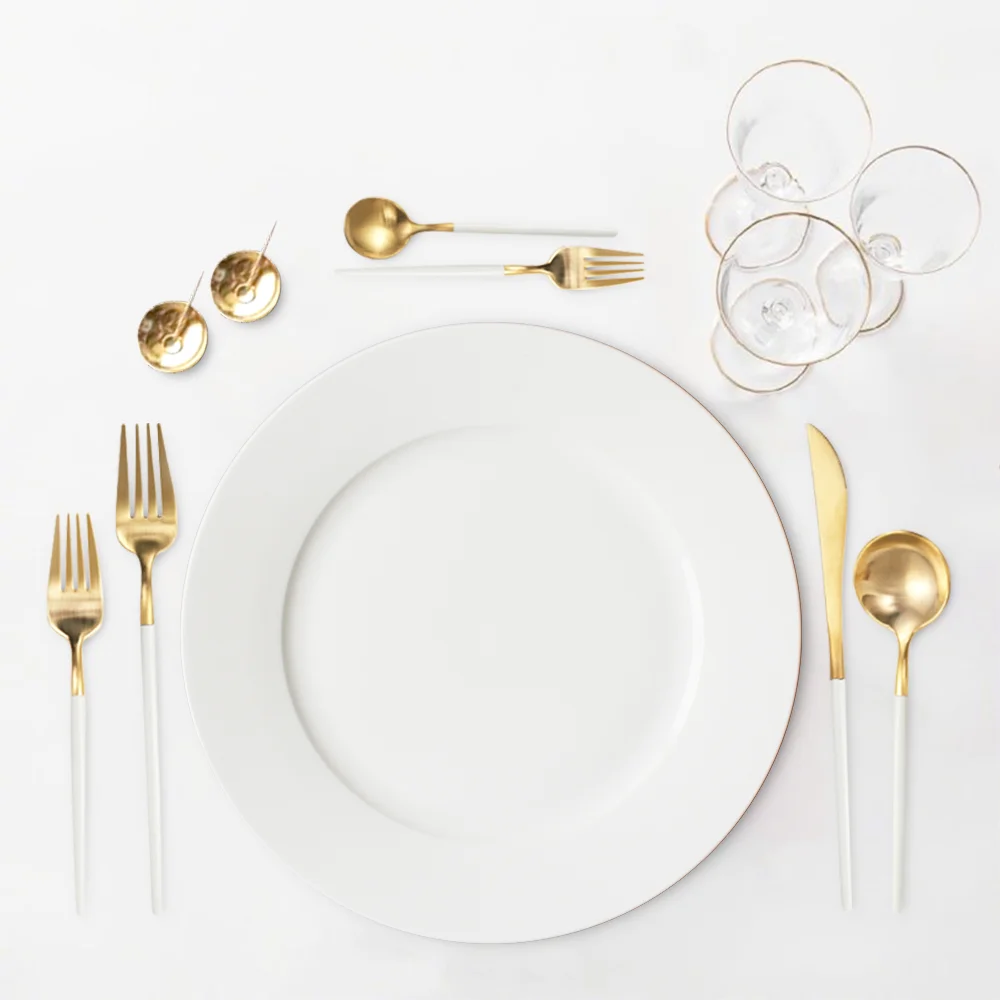 Hot selling daily used round ceramic plate