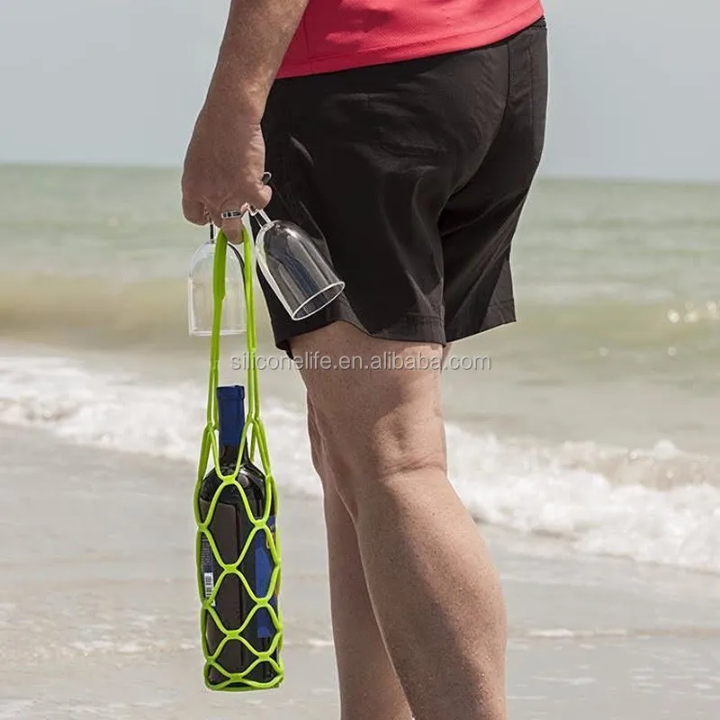Popular Multi-purpose Silicone Wine Bottle Carrier Holders Hanger