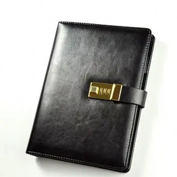 
Wholesale Chinese importers loose leaf leather journal diary with megnetic lock notebook 
