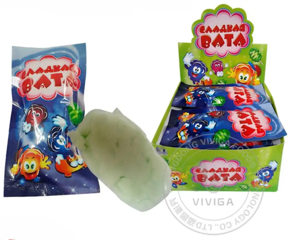 factory wholesale funny popping candy filled marshamallow cotton candy