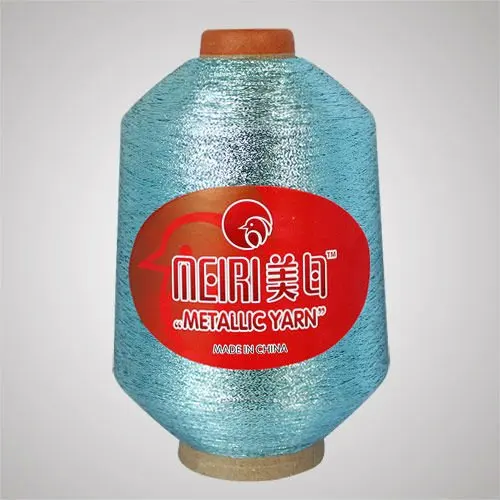 High-strength China-made gold and silver thread polyester metallic glitter yarn