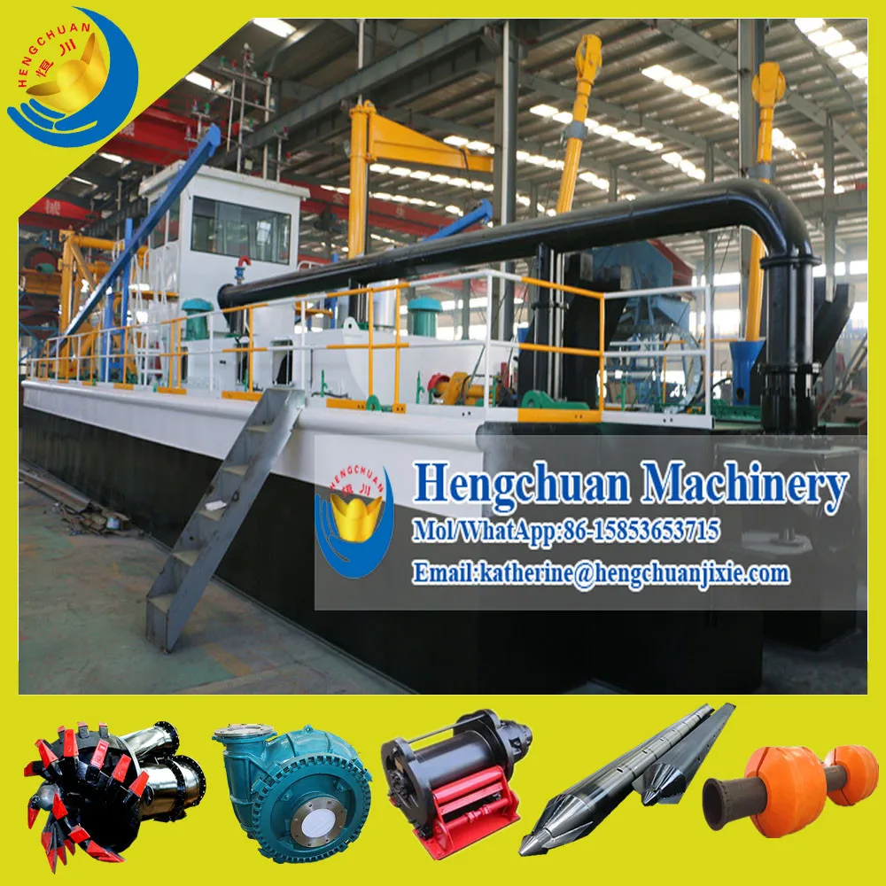 
China Low Price Cutter Suction River Sand Dredger / Sea Dredgeing Machine for Sale 