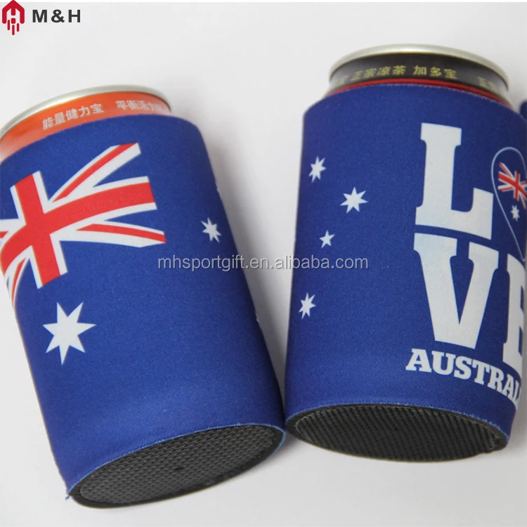 
Promotional Sublimation Beer Can Holder Printed 5MM Neoprene Can cooler Insulated Stubby Holder 