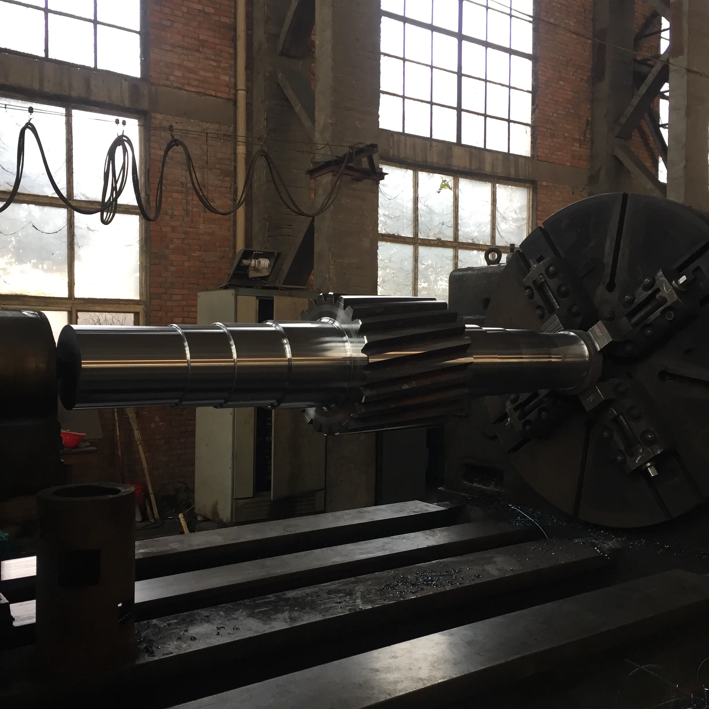 Cnc Lathe Machining Forging Coal Mill Double-helical Customized Spur Steel Mechanical Forged Machine Spindle Gear Drive Shaft