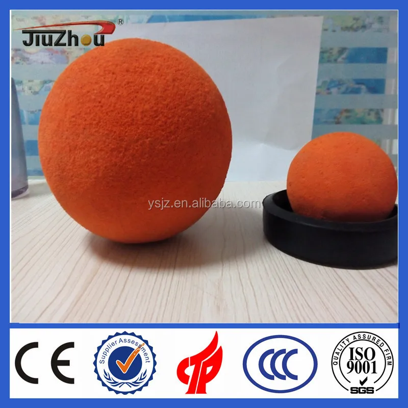 Cleaning rubber ball for concrete boom pump/small hard rubber balls/solid rubber balls