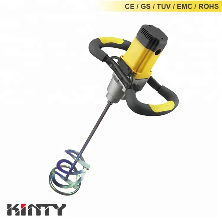 Kinty Mini Industrial Electric Paddle Hand Paint Concrete and Cement Mixer Stirrer