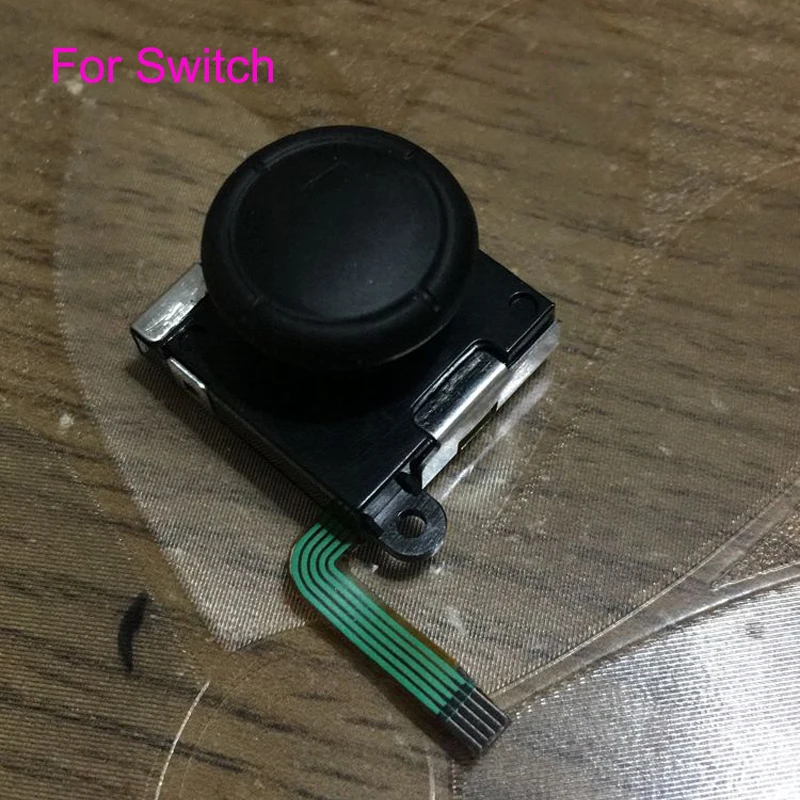 Black 3D analog joystick Thumb Sticks sensor replacement for Nintend Switch NS Switch Joy Con controller parts oem