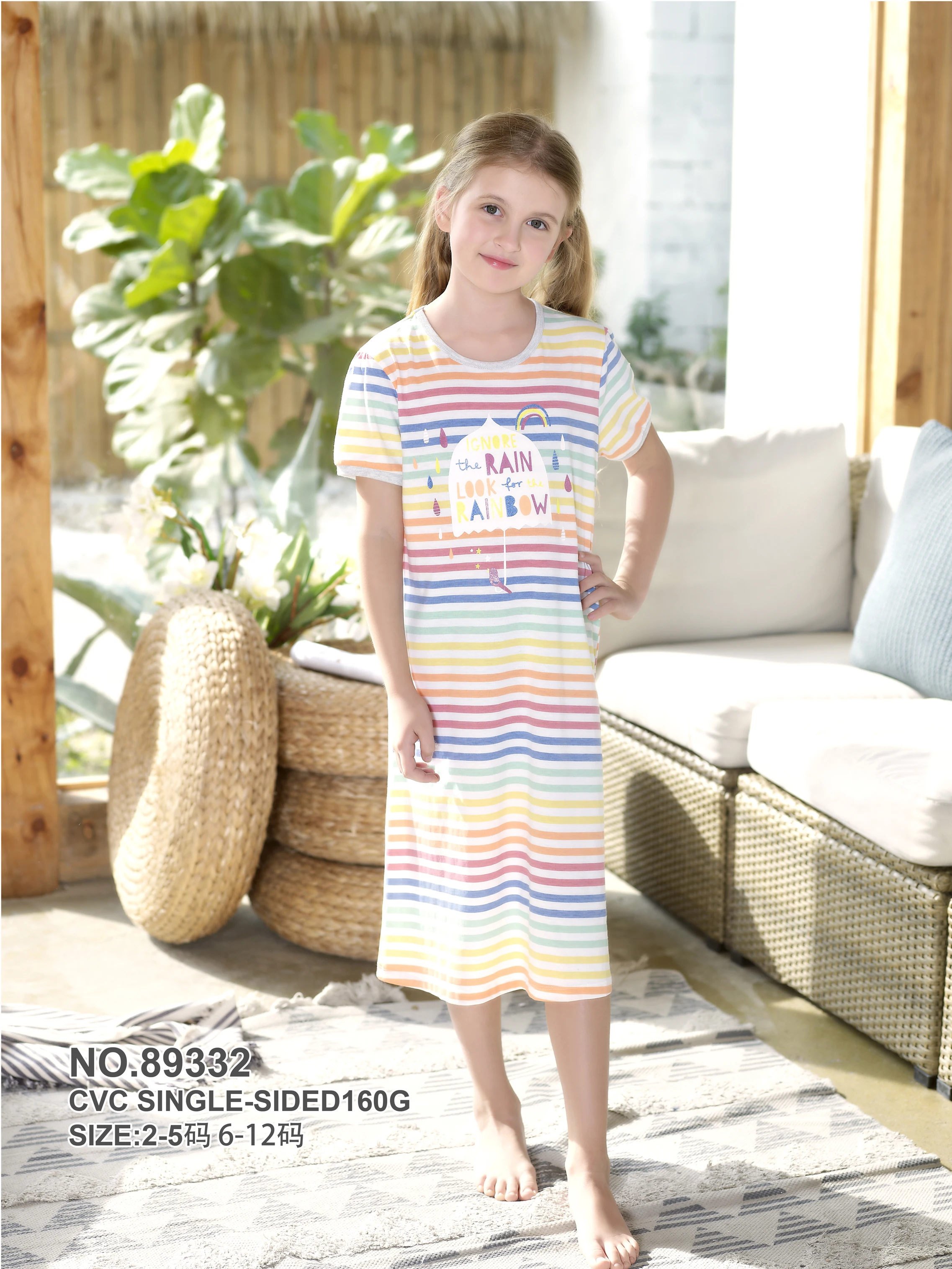 
children clothes pajamas for girl gown wears pyjamas kids clothing summer pijamas sleepwear nighty night dress nightgown factory 