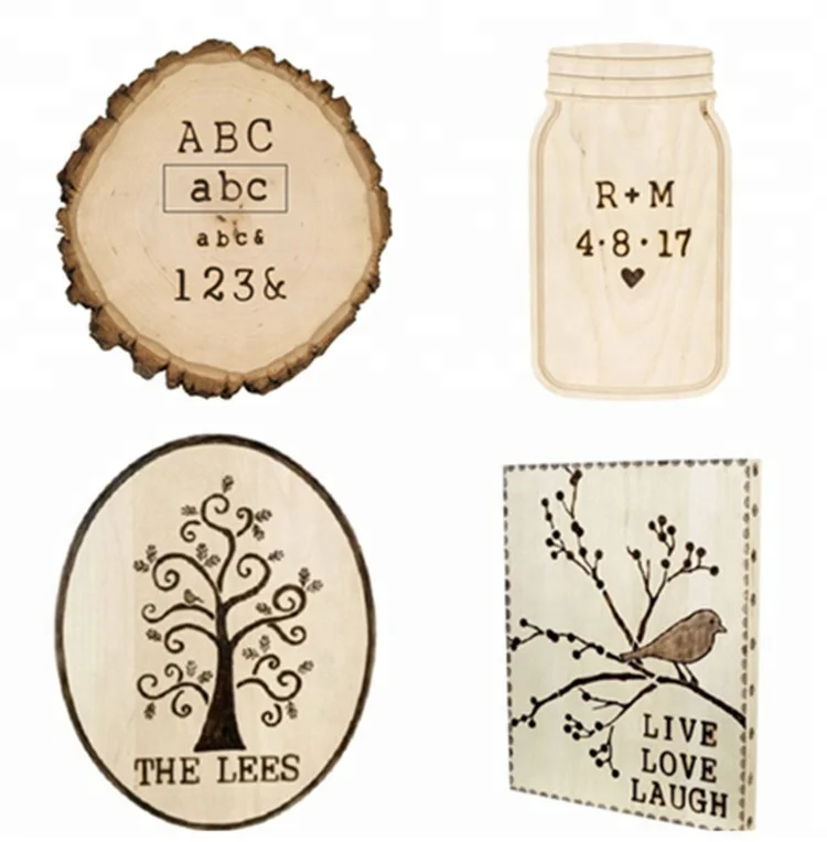 Wood Burning Kit Set Alphabet Numbers Symbols Pyrography Stamps Personalization