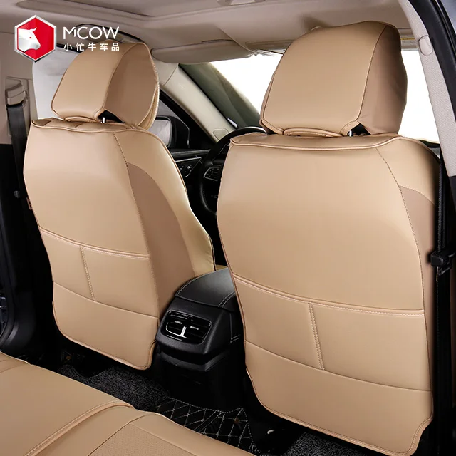 
Mcow Wholesale Universal Size Fitting Full Set 9PCS PU Leather Car Seat Covers 
