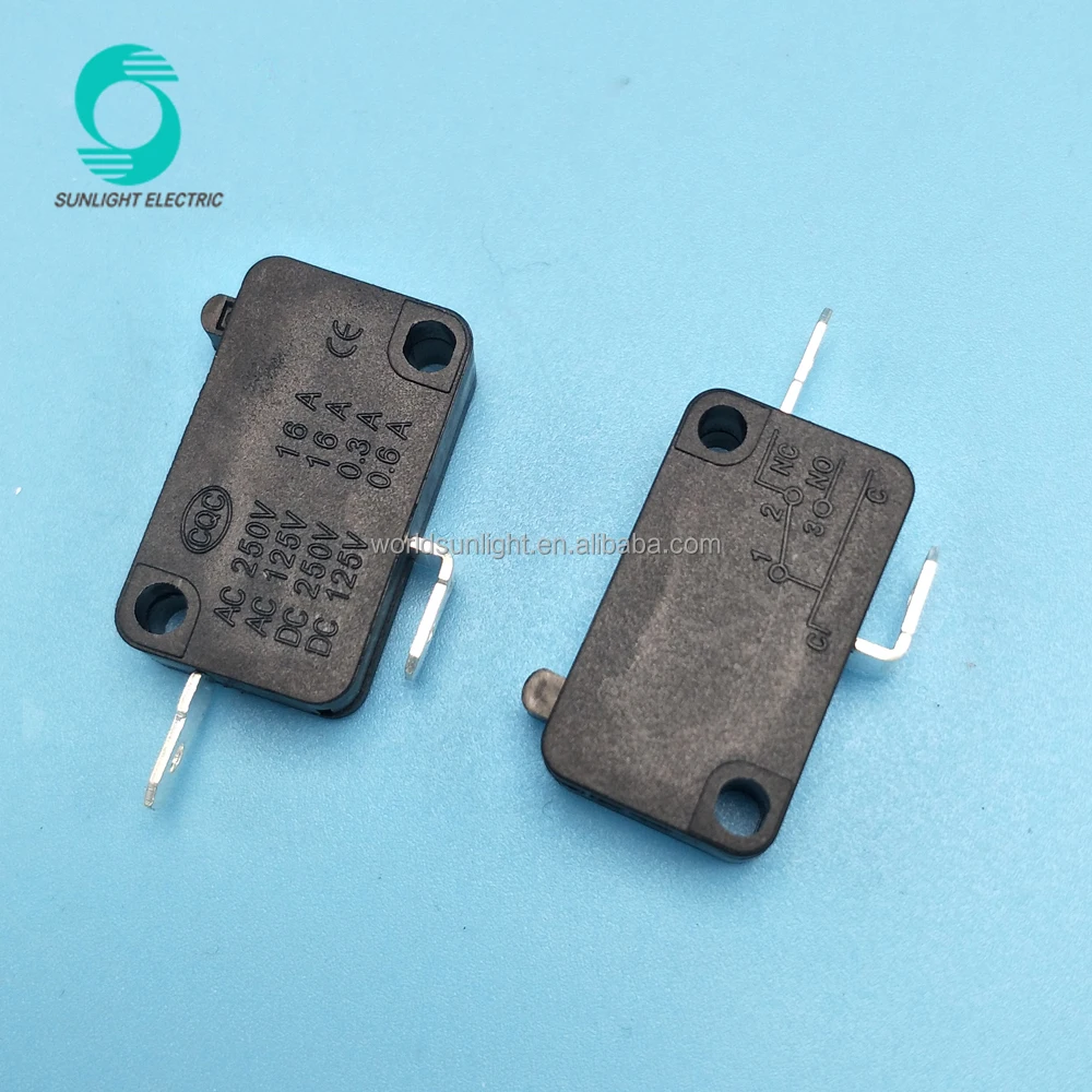  Микропереключатель CQC KW7-0B 16A 250VAC 10A 125VAC 2 PIN