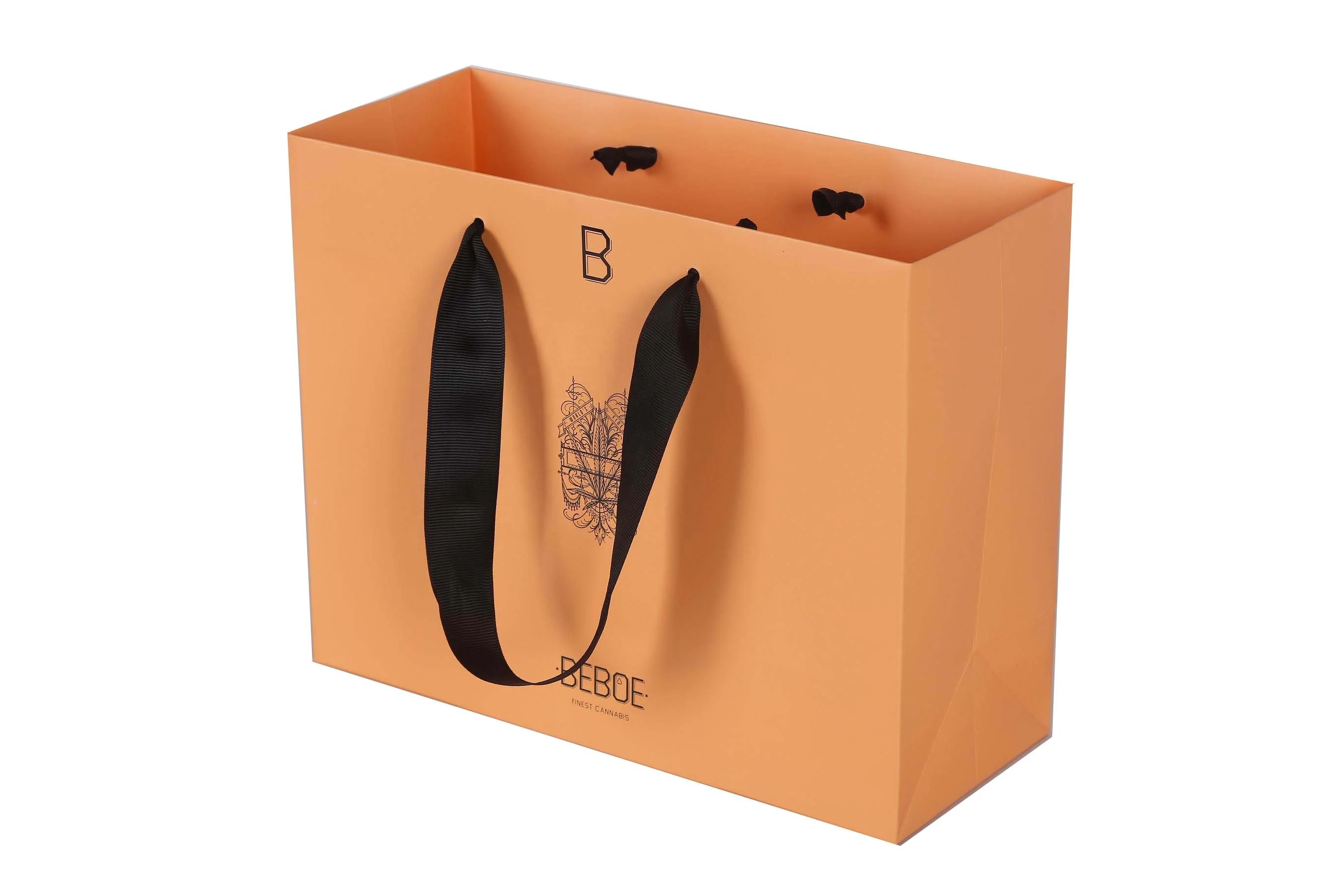 Custom Print Shopping Paper Bags With Your Own Logo