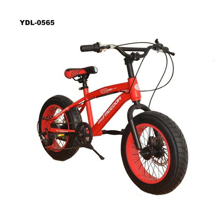 New model children bicycle 16 inch carbon steel fat bike tire child bike