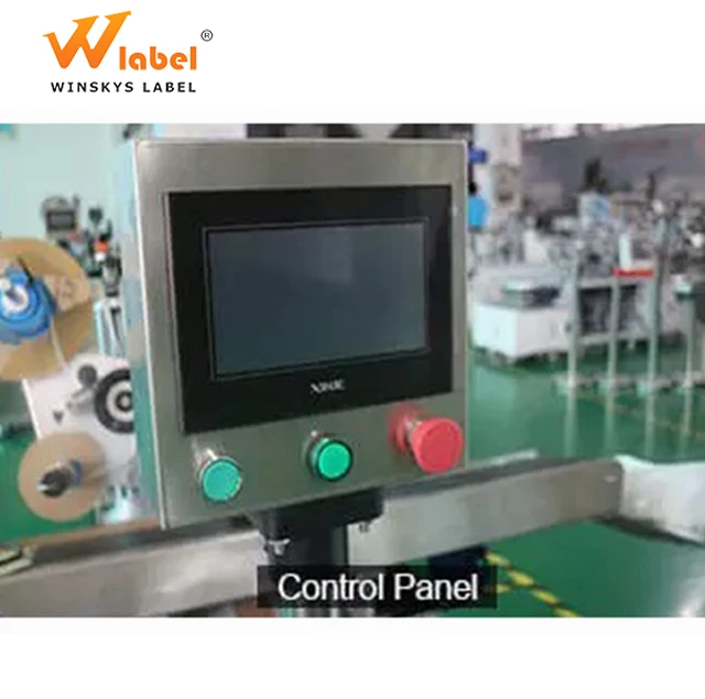 Winskys hot sale printing labels and packing products stand up pouch paper box automatic plane labeler