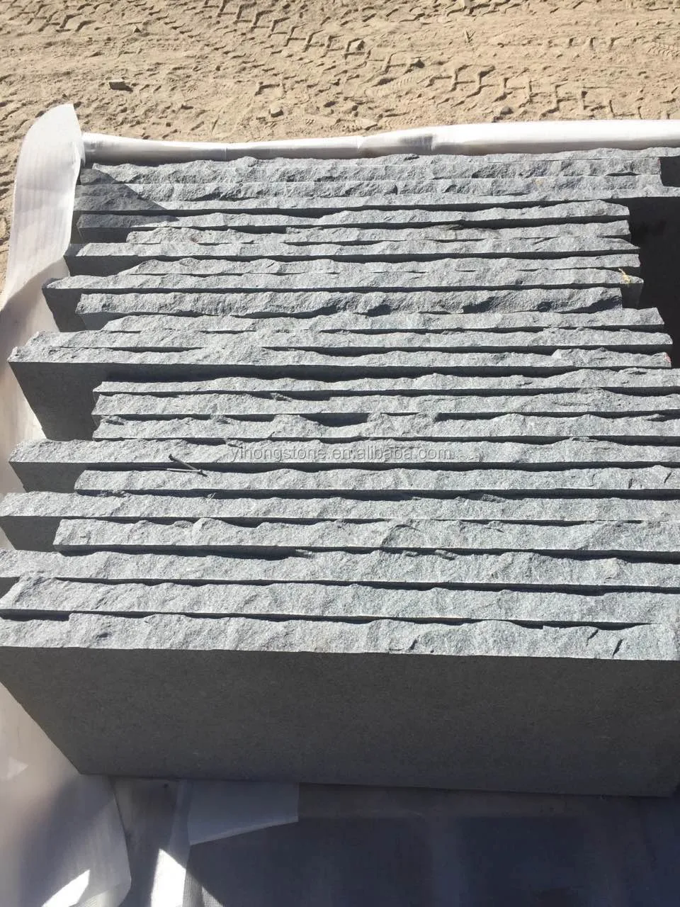 Dark gray granite patio paver,g654 granite pavers