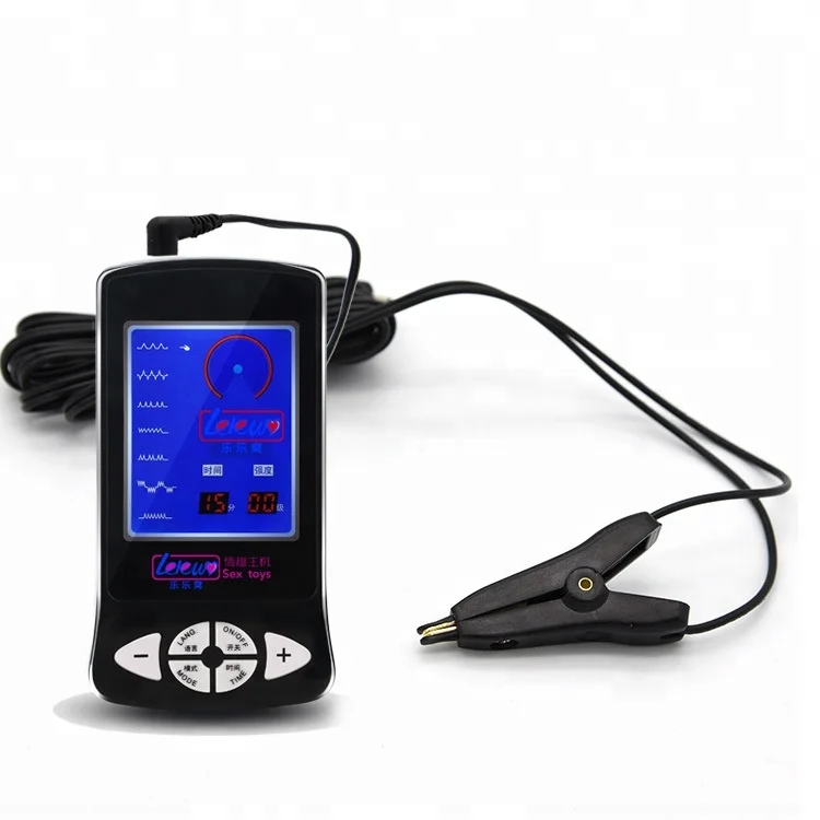 Electro Nipple Clamps Offbeat Climax Male Female Electric Breast Clip Conductive Anal Plug BDSM Erotric Toys