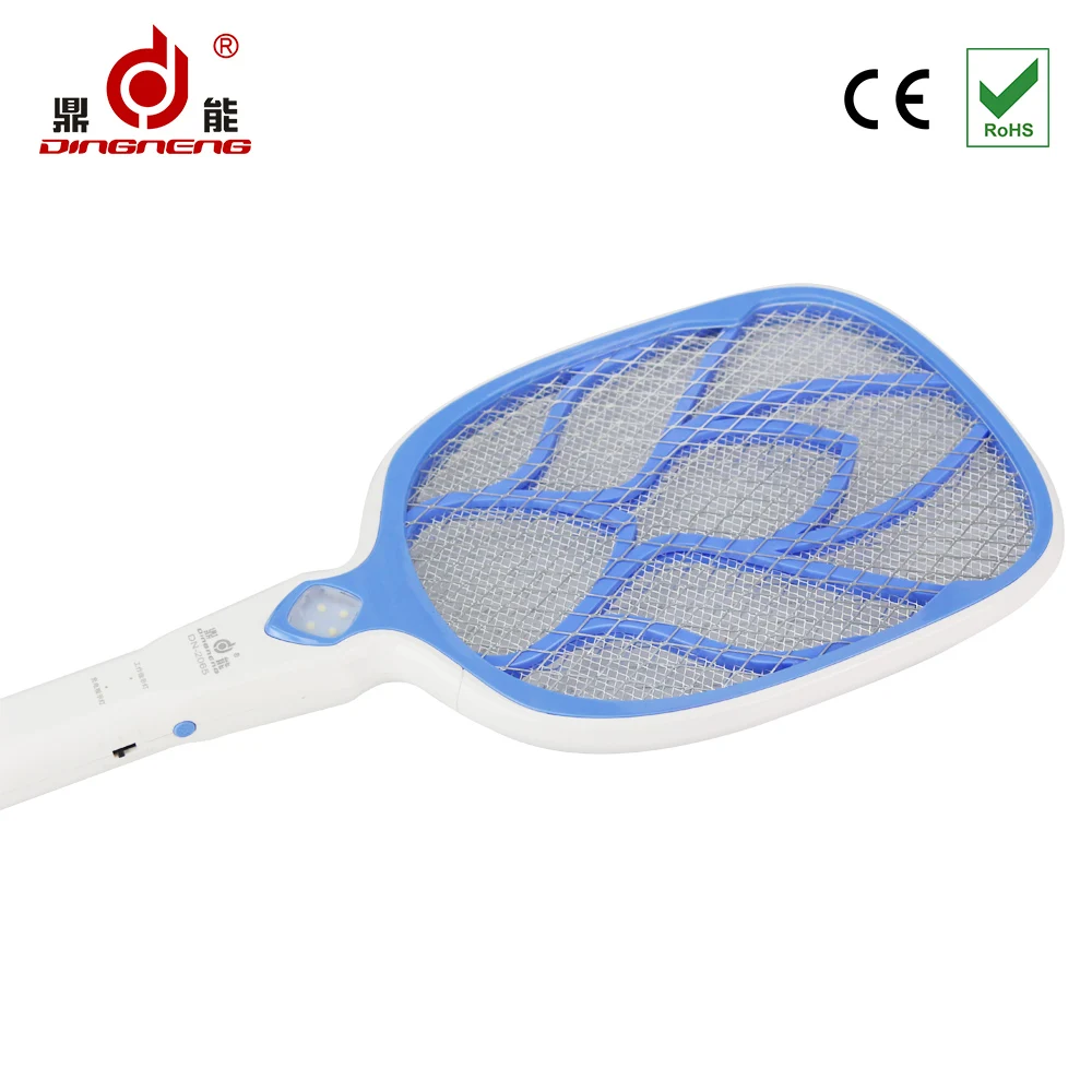 
New Household Eco-Friendly LED rechargeable electric mosquito swatter racket 