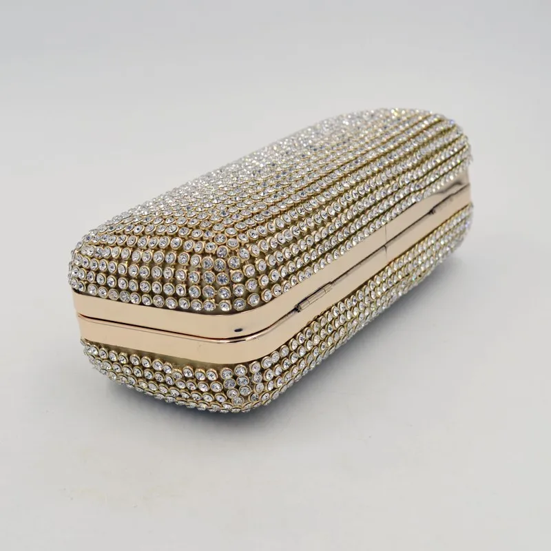 2017 manufacturer wholesale women handbag crystal clutch evening bag