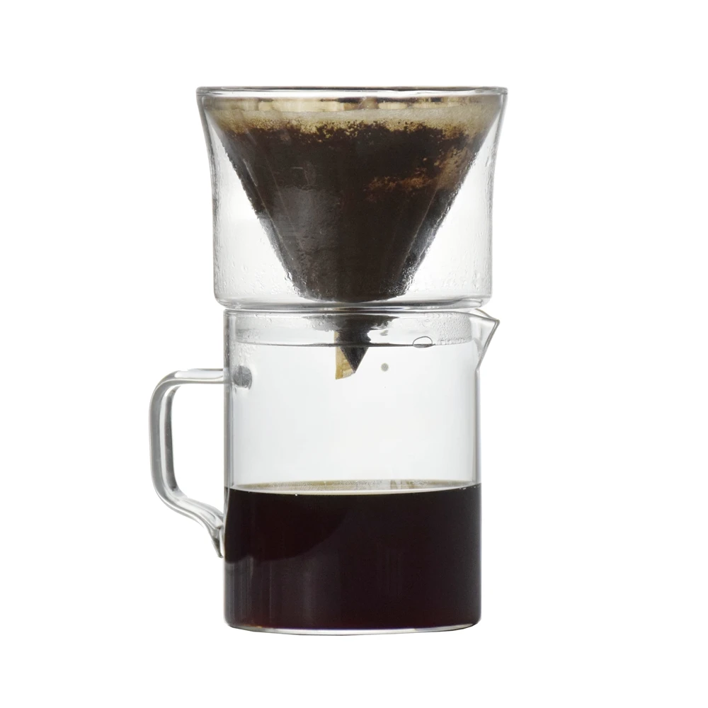 Новинка креативная бутылка Ecocoffee V60 капельница 1-4 чашки аксессуары для бариста кофе термостойкая стеклянная