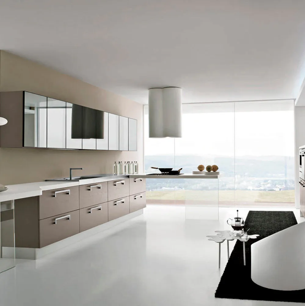 Canada modern aluminum handle kitchen design