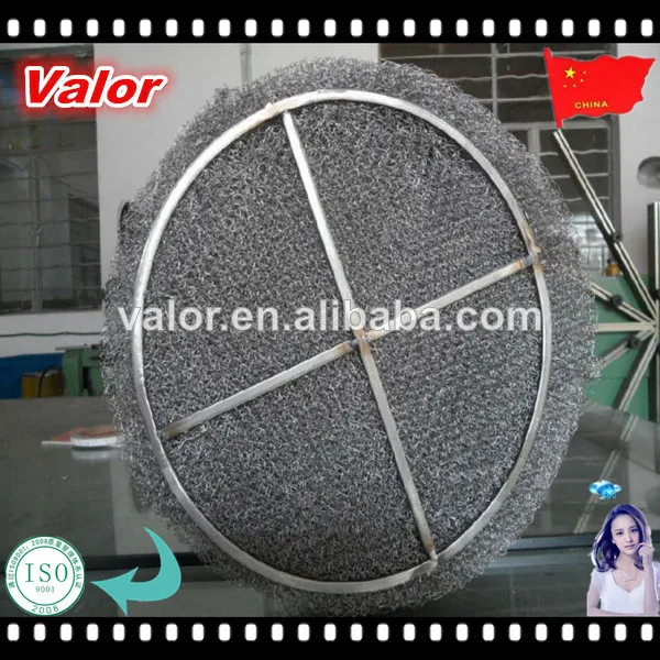 нержавеющей стали сетка демистер/сс плетеной проволоки сетки выпрямитель фильтрации воздуха и жидкости