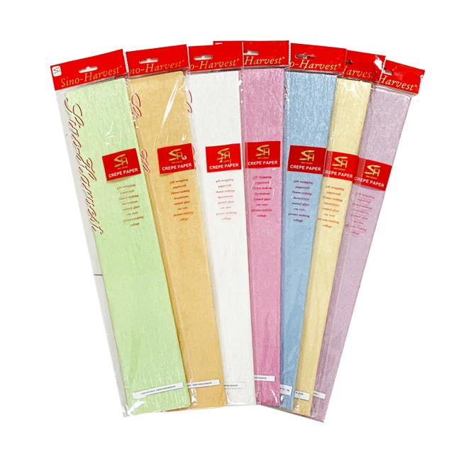 
China supplier wholesale pearl crepe paper for party decorations 