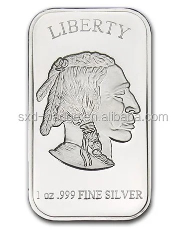 
Custom 925 Pure silver coin and bar /Hot Sales Silver Buillion bar 