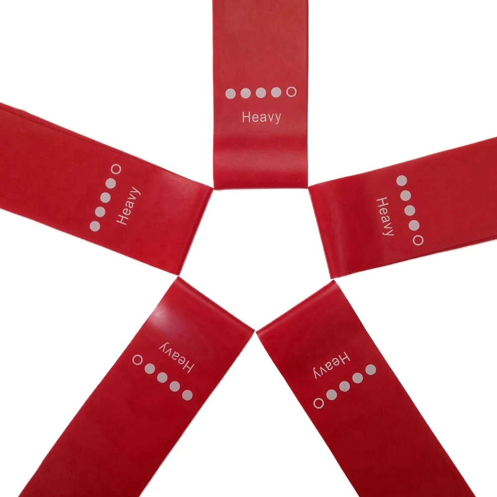 100% pure latex mini resistance bands and fitness bands set