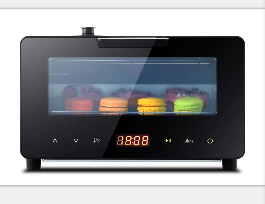 2024 New Design Japanese Brand 10L Steam Oven Toaster with Water CB/EMC Certified Temperature Control Household Hotel Use