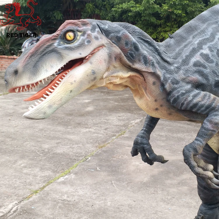 Dorothy the rubber robot walking dinosaur costume