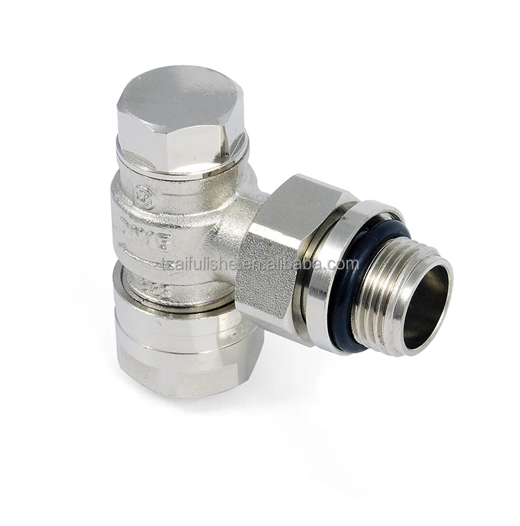 
Wireless Angles brass radiator valves with forged body and nickel plated 