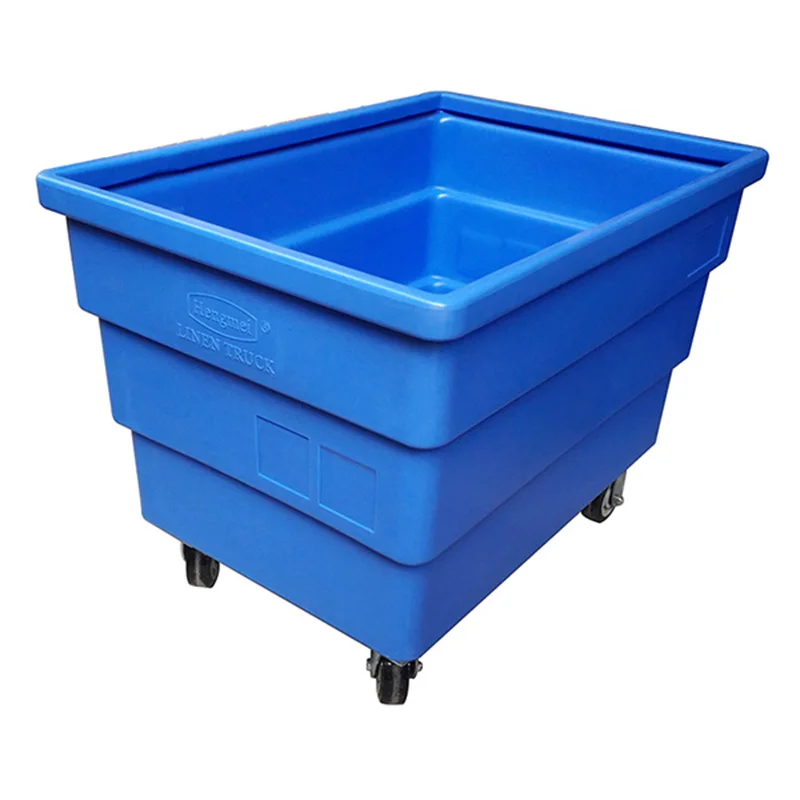 Plastic laundry truck linen truck