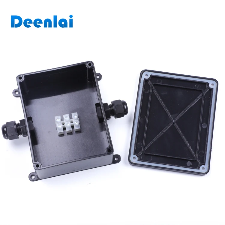 
2 way IP68 outdoor electronic plastic terminal waterproof cable junction box 