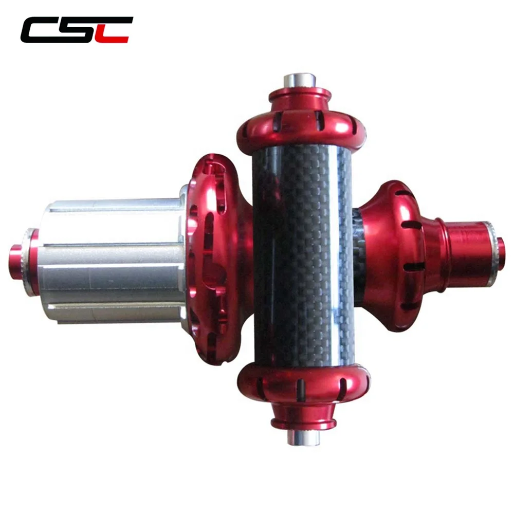 CCS прямая тяга углеродная ступица Powerway R36 шоссейные велосипедные втулки, включает шпажки 18/21, 20/24 отверстия ПЕРЕДНЯЯ СТУПИЦА