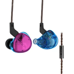 CCA C04 1DD 1BA Armature Dual Driver Earphone Detachable In Ear Audio Monitors