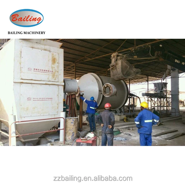 Acid battery lead scrap rotary smelting furnace