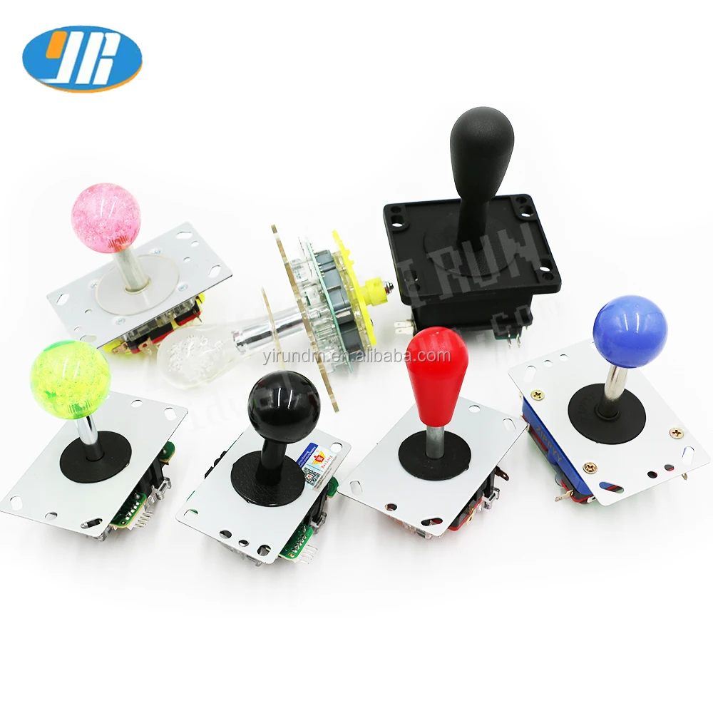 American Style Arcade Joystick 4 Way 8way Fighting Stick with Black Knob for Arcade JAMMA MAME