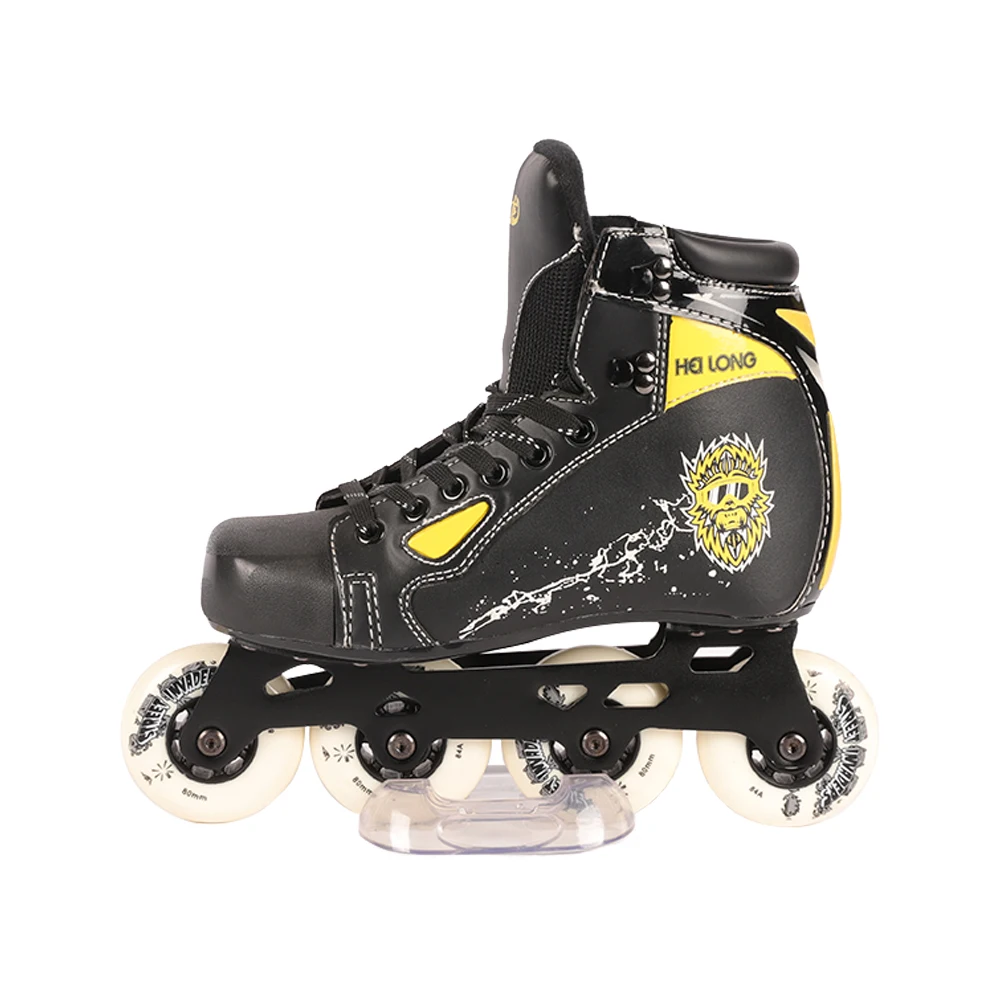 Hot Sale High Quality 4 wheels Roller Hockey Skates of The Bumble Bee Series roller hockey