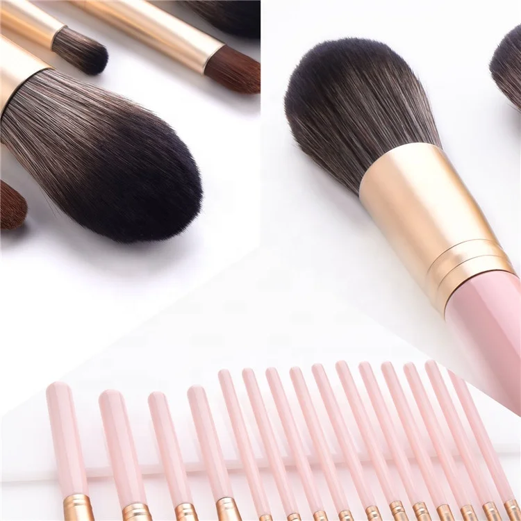 
15 Pcs Luxury Pro Cosmetic Brushes Kit / Foundation Powder Blush Eye Makeup Brushes Tool 