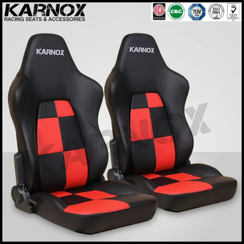 микро- волокна коёаный черный и красный f1 гоночный мест спортивных высокой- назад автомобильные сиденья авто jdm стиль